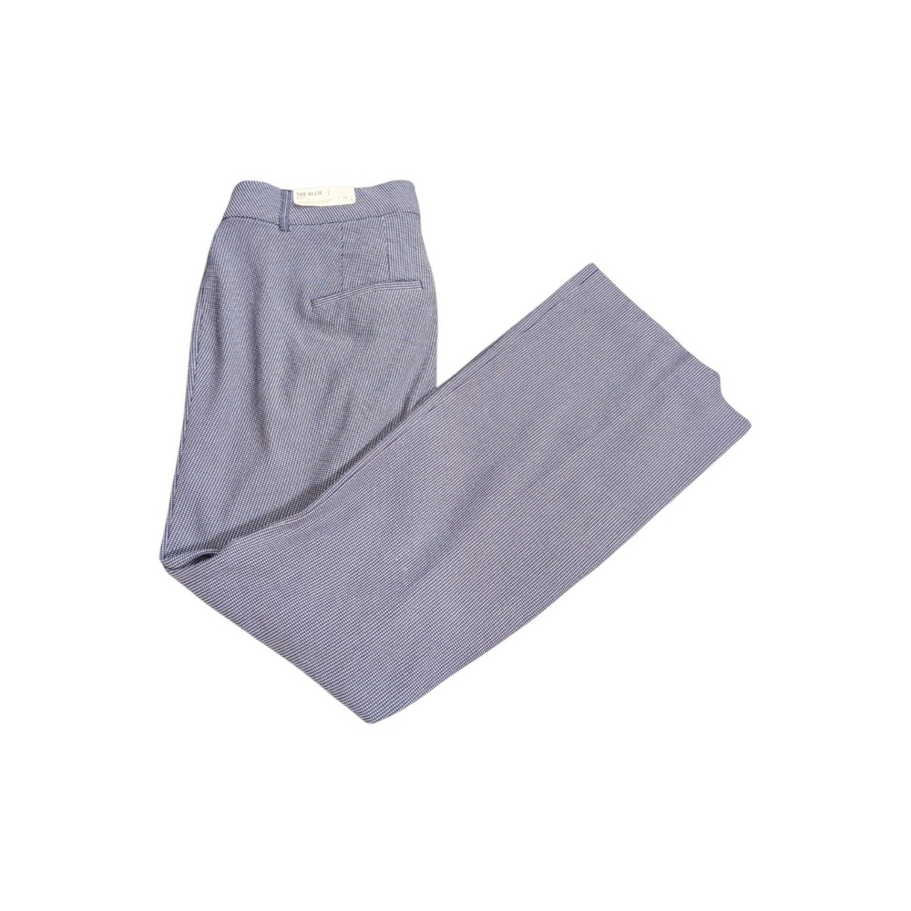 Lane Bryant The Allie Boot Pants Blue Gray Micro Dot Size 14 Regular NWT